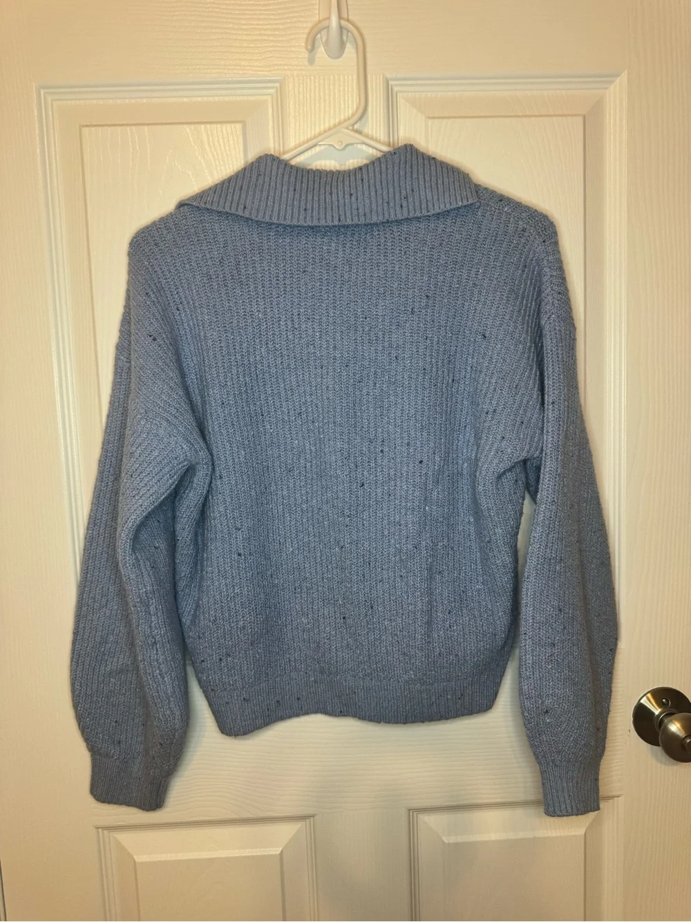 Old Navy Kids Light Blue V-Neck Knit Pullover Sweater XL